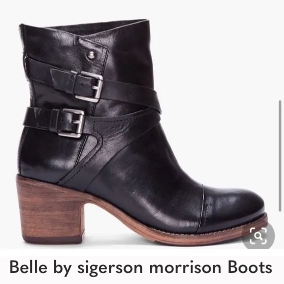 SIGERSON MORRISON Brown Leather Ankle Boots.