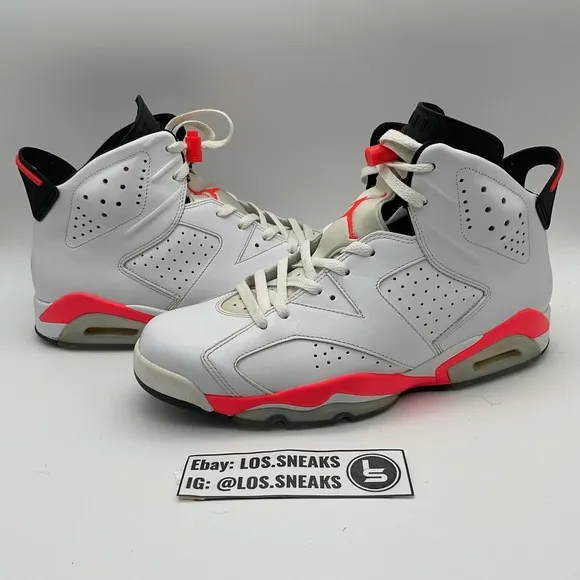 Size 11 - Air Jordan 6 Retro 2014 White Infrared (384664-123)