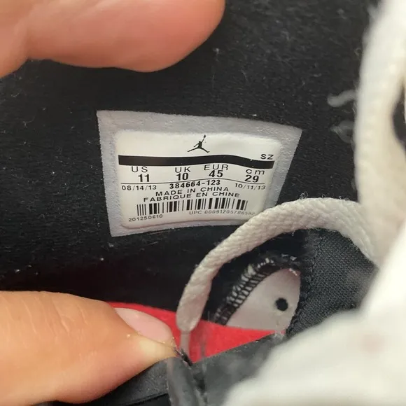 Size 11 - Air Jordan 6 Retro 2014 White Infrared (384664-123)