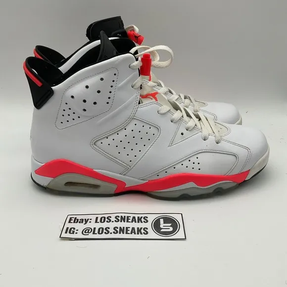 Size 11 - Air Jordan 6 Retro 2014 White Infrared (384664-123)