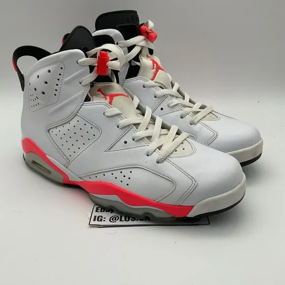 Size 11 - Air Jordan 6 Retro 2014 White Infrared (384664-123)