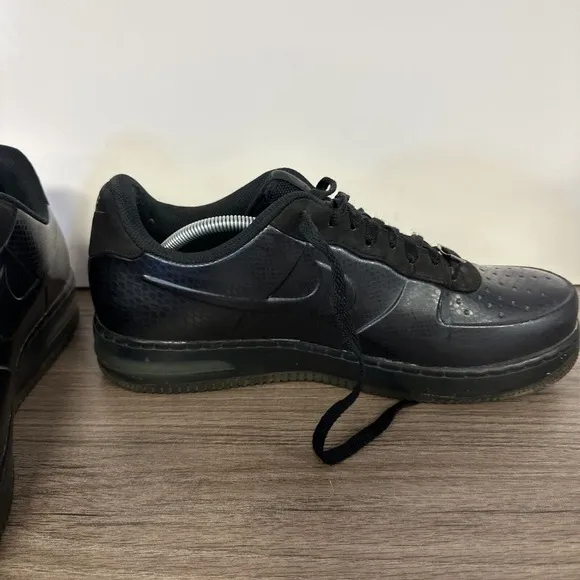 Size 11.5 - Nike Air Force 1 Foamposite Pro Low Black Snake