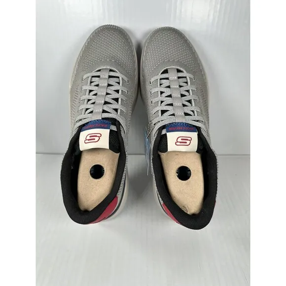 Size 12 Mens Skechers Relaxed Fit Corliss Dorset Sneaker 210793-CMNT Knit Mesh