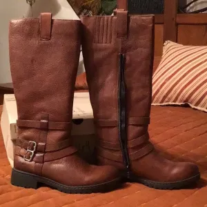 Size 6 Women’s Palonia B.O.C. Brown/chocolate Leather Knee-High Boots
