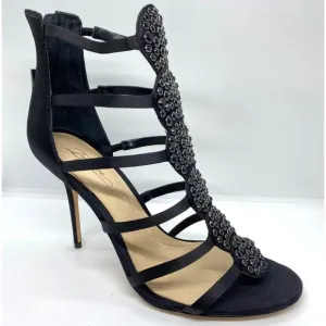 size 8.5 vince Camuto Imagine Reya black cage gladiator high‎ heel sandals $180