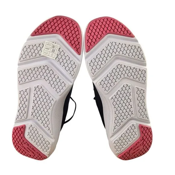 Skechers 128319 Go‎ Run Elevate Womens 9 Navy Blue Lace Up Low Top Sporty Shoes