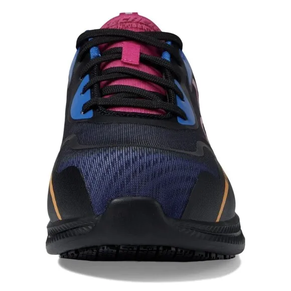 Skechers Carbix Comp Toe Work Shoes Sneakers Women's Size 7.5 Black Neon New