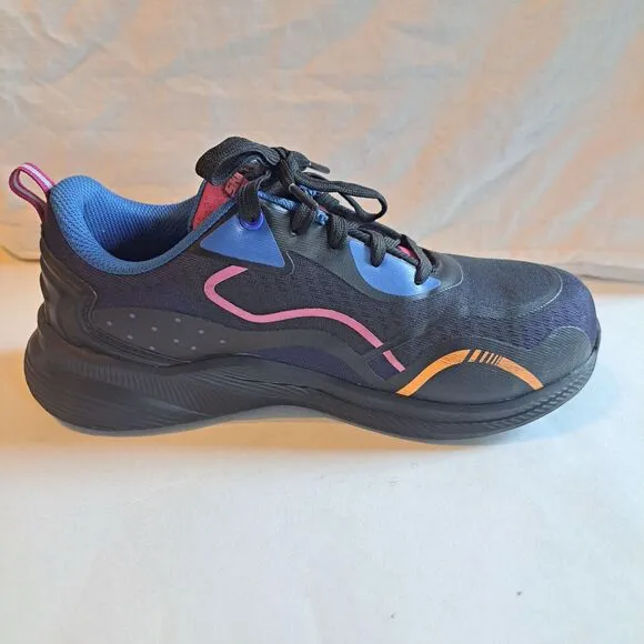 Skechers Carbix Comp Toe Work Shoes Sneakers Women's Size 7.5 Black Neon New