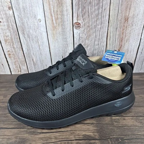 Skechers Go Walk Max 54601 Mesh Running Sneaker Men's Sz 11 Black (NWT)