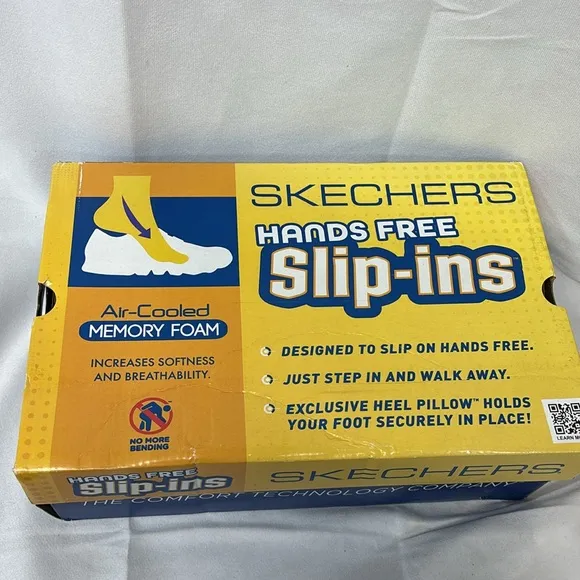 Skechers hand free memory foam air cooled slip ins shoes size 10
