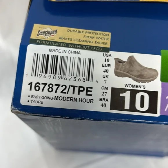 Skechers hand free memory foam air cooled slip ins shoes size 10