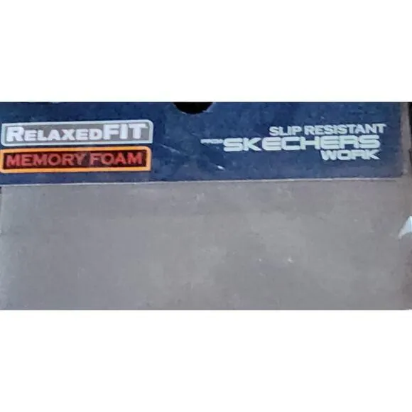 Skechers Hands Free Slip On Work Footwear Air Cooled Memory Foam Slip Resistant