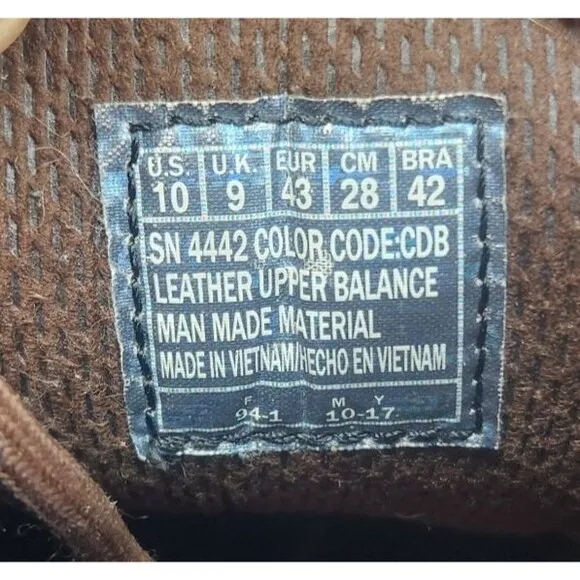 Skechers Sergeants Verdict 4442 Mens Size 10 Brown Leather Steel Toe Work Boots