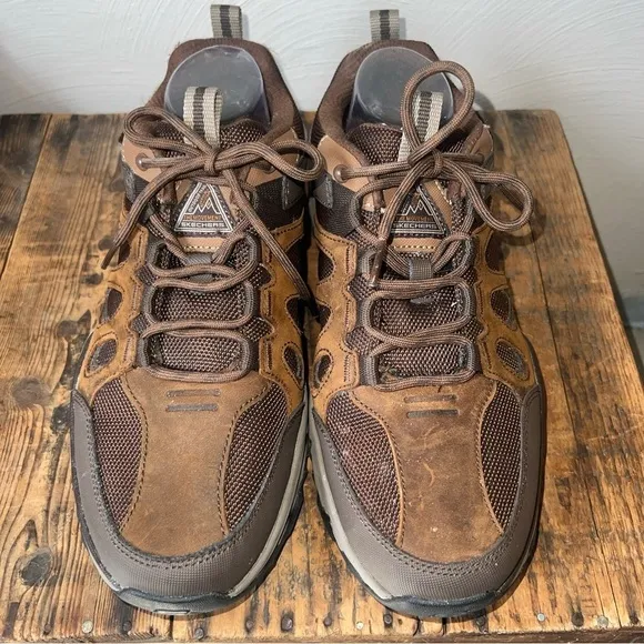 Skechers Terraform Selvin Goodyear Hiking Shoes Brown 204486 Men's Size 10.5 WW