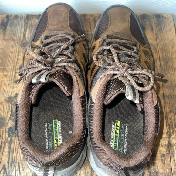 Skechers Terraform Selvin Goodyear Hiking Shoes Brown 204486 Men's Size 10.5 WW