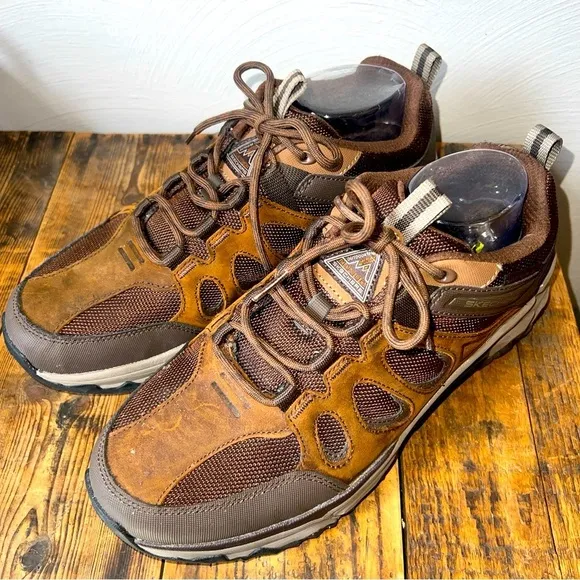 Skechers Terraform Selvin Goodyear Hiking Shoes Brown 204486 Men's Size 10.5 WW