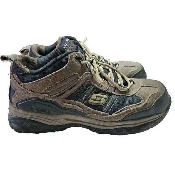 SKECHERS Work Men's Soft Stride Canopy High Top Athletic Composite Toe Shoes Siz