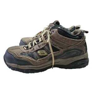 SKECHERS Work Men's Soft Stride Canopy High Top Athletic Composite Toe Shoes Siz