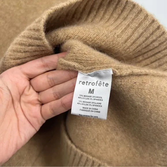 Sleeveless Tan Knit Dress