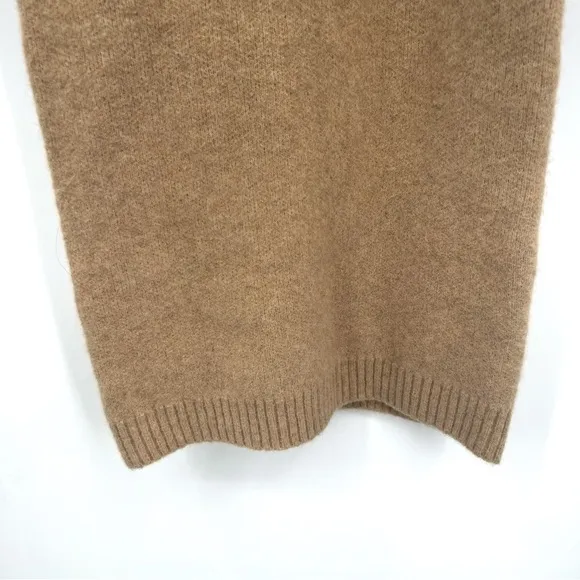 Sleeveless Tan Knit Dress