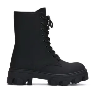 Slick Black Combat boots