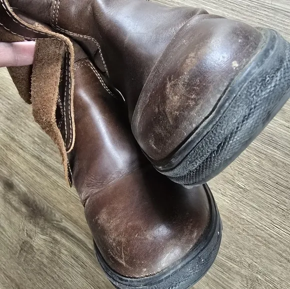 SmartPak Equine Solstice Waterproof Leather Tall Buckle Boots Size 8