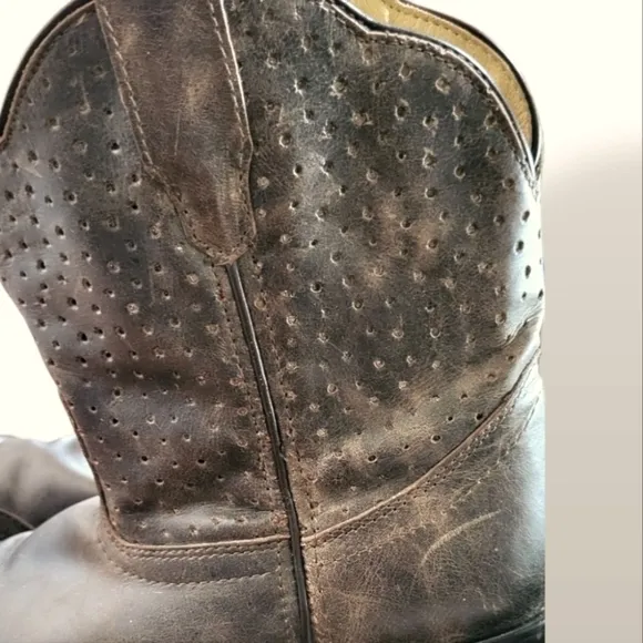Smoky Mountain Distressed Leather Boots 8