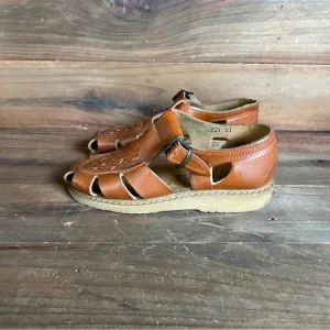 Solaria Made In France Voute Plantaire Brown Sandals Kid's 13