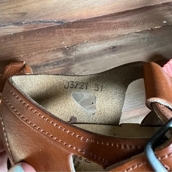 Solaria Made In France Voute Plantaire Brown Sandals Kid's 13