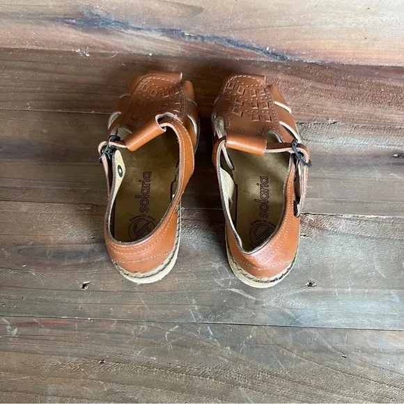 Solaria Made In France Voute Plantaire Brown Sandals Kid's 13