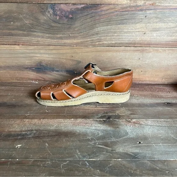 Solaria Made In France Voute Plantaire Brown Sandals Kid's 13