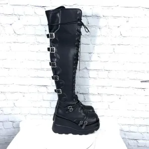 🚫SOLD! Super Rad Goth Over-the-knee Boots