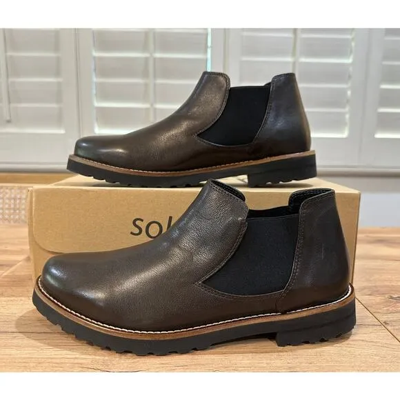 Sole Terra Women's Canyon Chelsea Boot Hickory Brown Size 40 EU 9 US NIB