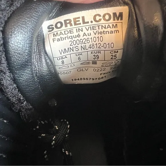 SOREL Brex Cozy Lace Women's Boot Size 8 SKU#243238