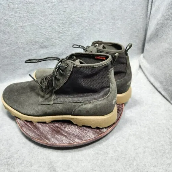 Sorel Caribou Chukka Boots Waterproof Gray Suede Men's Size 14