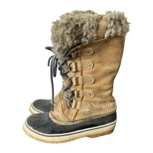 Sorel Joan Of Arctic Snow Boots Women’s Size 6.5 Tan Waterproof Winter Outdoor