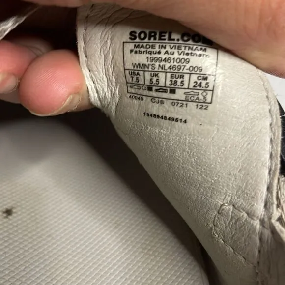SOREL Kinetic Impact Sling Sporty Sandal in Moonstone Crushed Blue Size 7.5