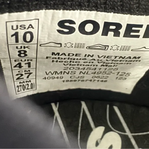 SOREL Kinetic Impact Sneaker - Women's Size 10