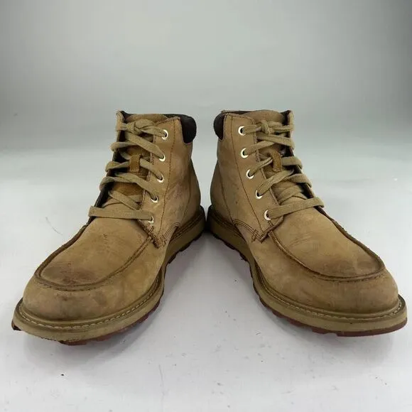 Sorel Madson II Moc-Toe Waterproof Boots US 9 Men's Brown Lace Up Outdoor Boot