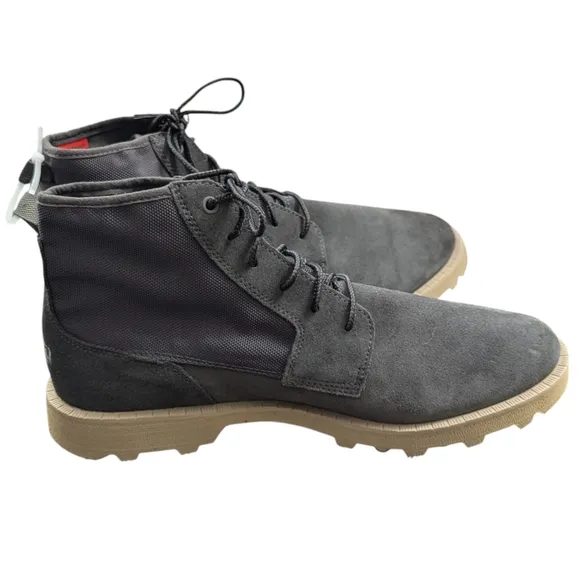 Sorel | Men's Waterproof Suede Caribou Chukka Boots | Gray | Size 14