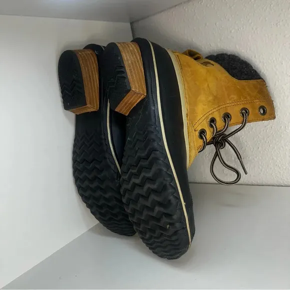 Sorel Slimpack Lace II Waterproof Suede Duck Boots in Elk