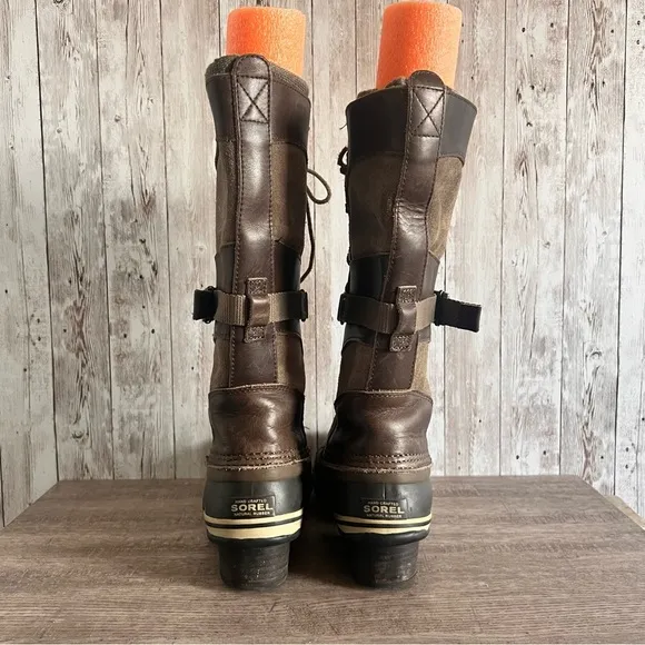Sorel Women’s Conquest Carly Tall Leather Boots Size 8