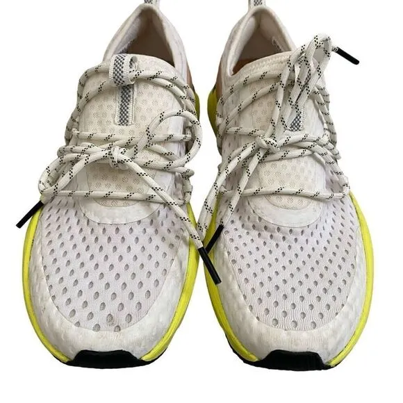 SOREL Kinetic Impact Lace Sneakers Sea Salt Yellow NL4073-126 Womens Size 8