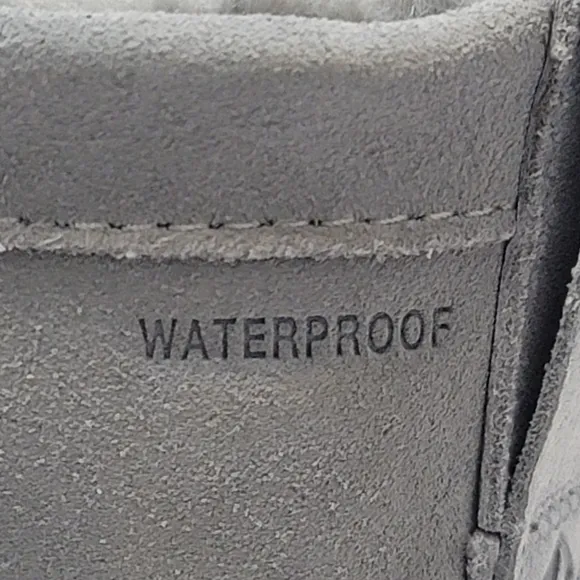 Sperry Women's Maritime Step Waterproof Faux Fur Lined Gray Leather Boots Size12