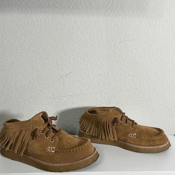 Sperry X Rebecca Minkoff Boots Gum Crepe Sole Wallabee Style Moccasin Size 11