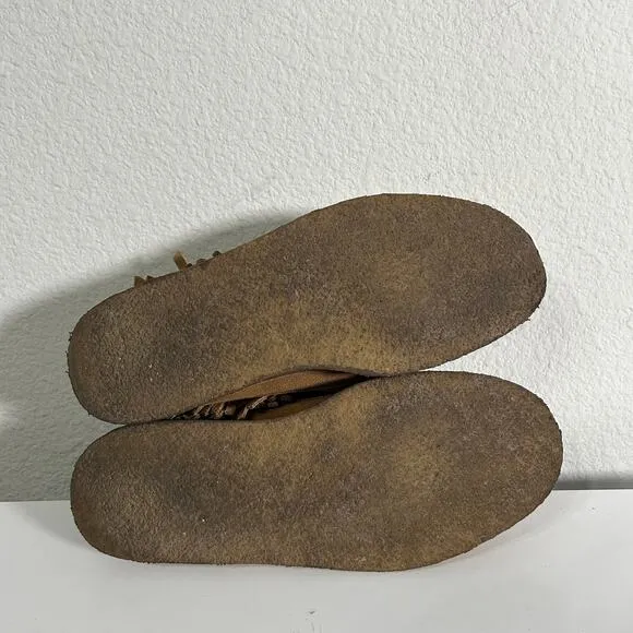 Sperry X Rebecca Minkoff Boots Gum Crepe Sole Wallabee Style Moccasin Size 11