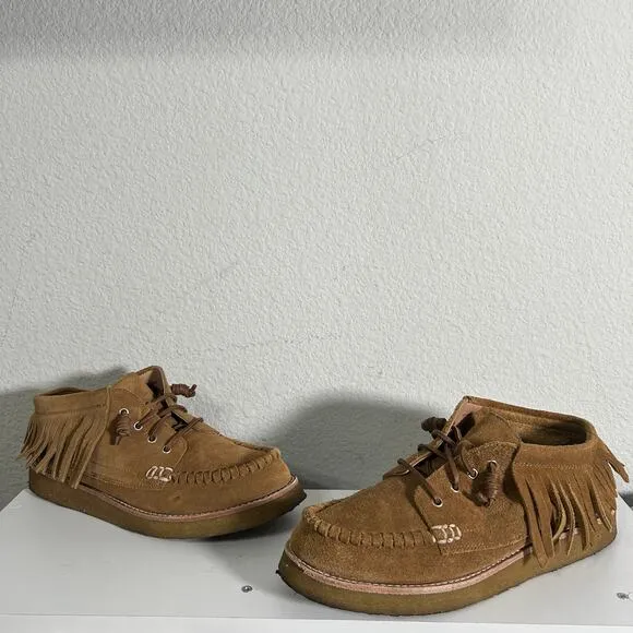Sperry X Rebecca Minkoff Boots Gum Crepe Sole Wallabee Style Moccasin Size 11