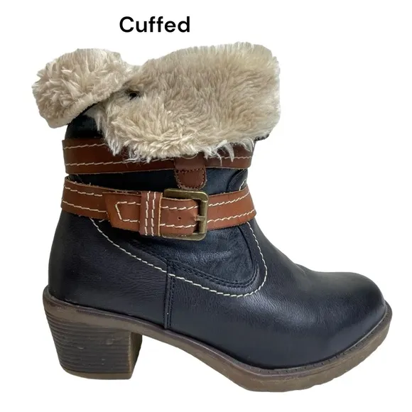 Spring Step WMNS Relife Boisa Water Resistant BRN Boots Faux Fur US 6.5-7 EU 37