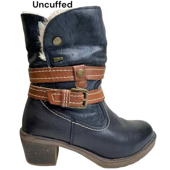Spring Step WMNS Relife Boisa Water Resistant BRN Boots Faux Fur US 6.5-7 EU 37