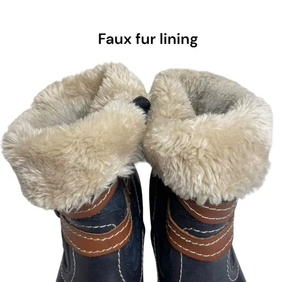 Spring Step WMNS Relife Boisa Water Resistant BRN Boots Faux Fur US 6.5-7 EU 37